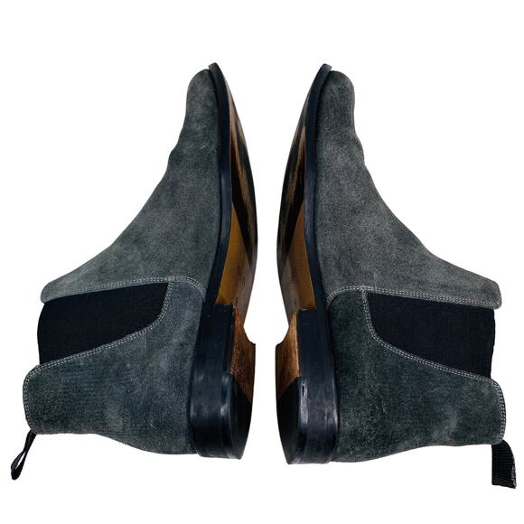 ORO Los Angeles Classic Chelsea Boots Gray Suede 9 EU42 - Picture 7 of 10